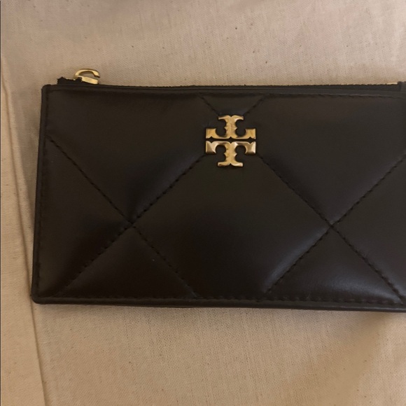 Tory Burch Kira convertible Black Quilted Shoulder Bag pave rhinestone Accents - Picture 9 of 15